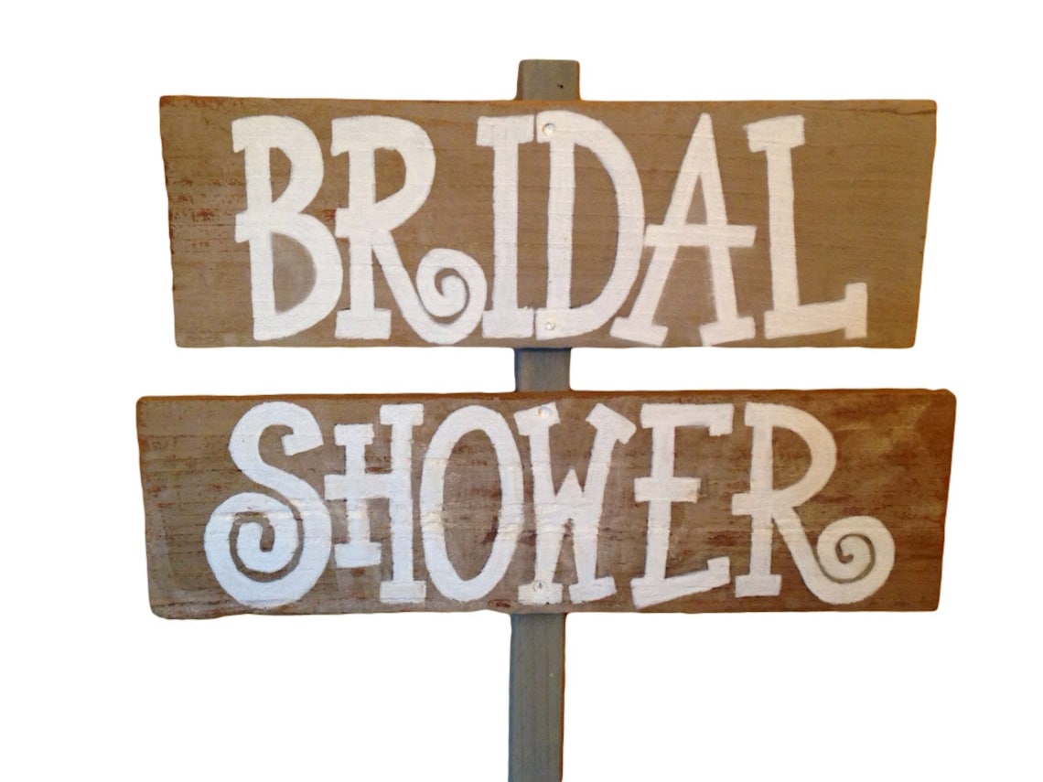 Rustic Bridal Shower Sign/ Bridal Shower Yard Sign/ Bridal Etsy