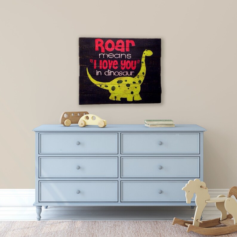 Dinosaur Bedroom Wall Art Dinosaur Decor Dinosaur Nursery Etsy