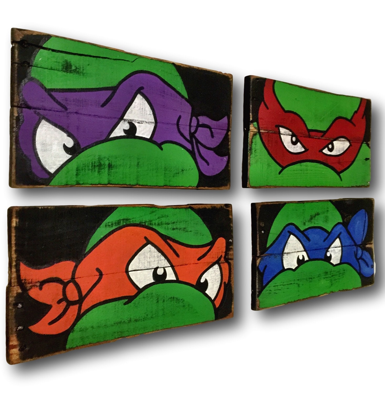 Teenage Mutant Ninja Turtles Wall Art / Turtle Room Decor / Etsy