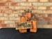 Wood Pumpkins- Fall Porch Decor (Set of 3)- 4x4 Pumpkins- Thanksgiving Decorations- Halloween Decorations 