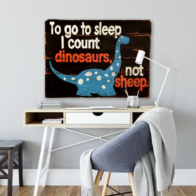 Dinosaur Bedroom Decor Dinosaur Wall Art Dinosaur Wall Etsy