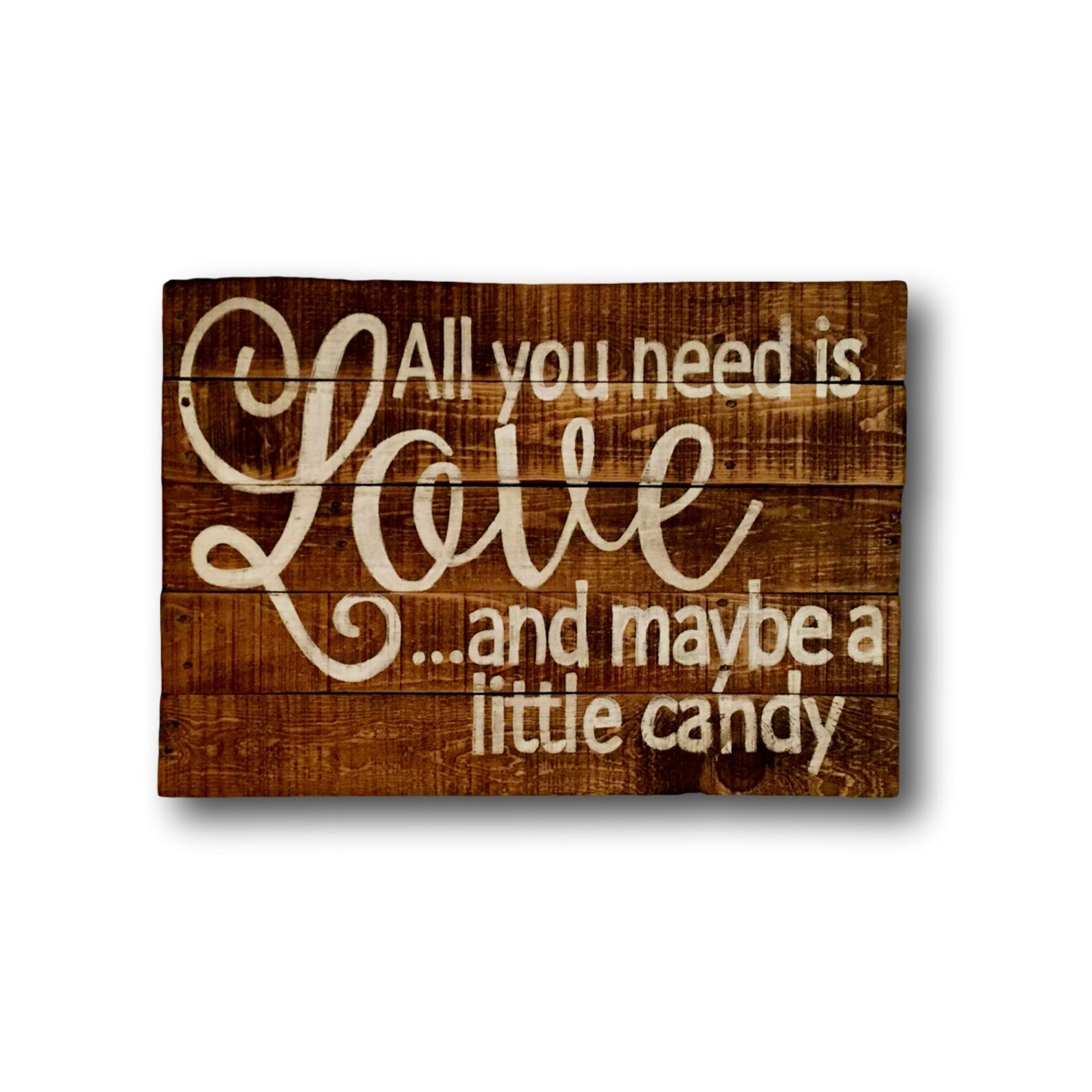 All You Need is Love Sign/ Wedding Sign/ Candy Bar Sign Etsy