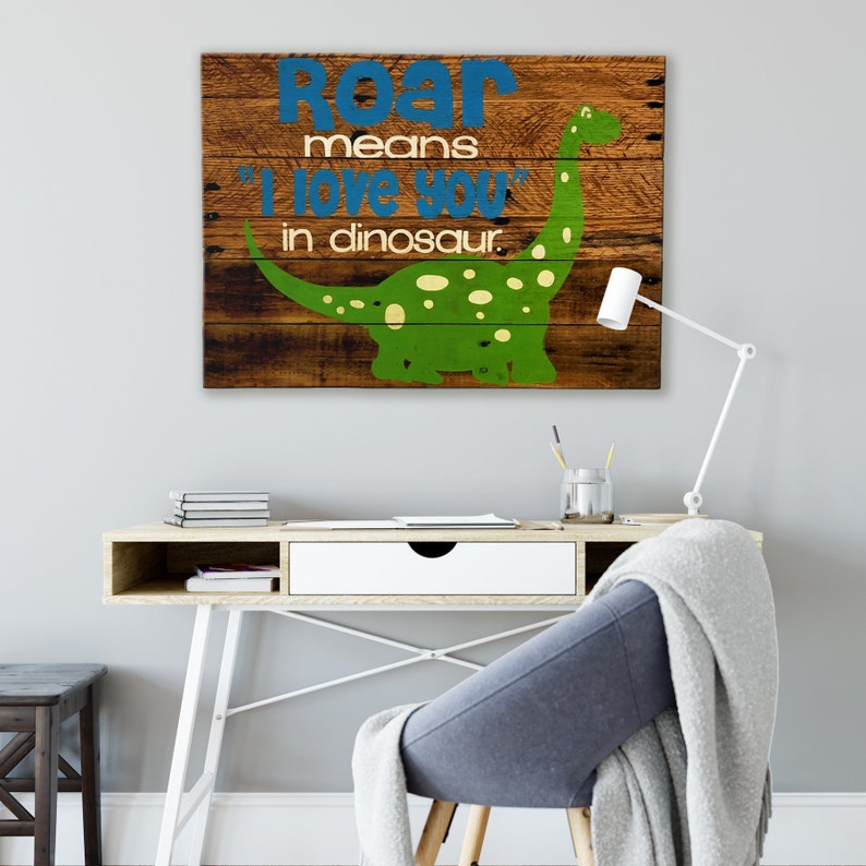 Dinosaur Bedroom Wall Art Dinosaur Decor Dinosaur Nursery | Etsy