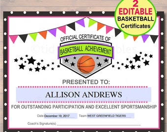 sports certificates etsy