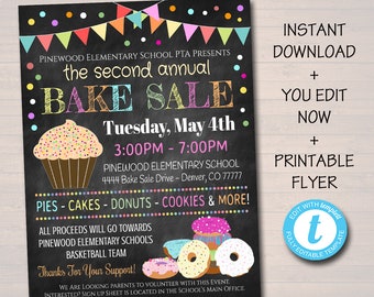 bake sale tags etsy