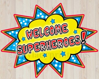 Superhero Classroom Teacher Appreciation Gift Digitalyou Etsy