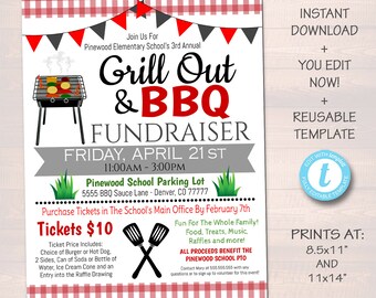 Fundraiser Flyer Etsy
