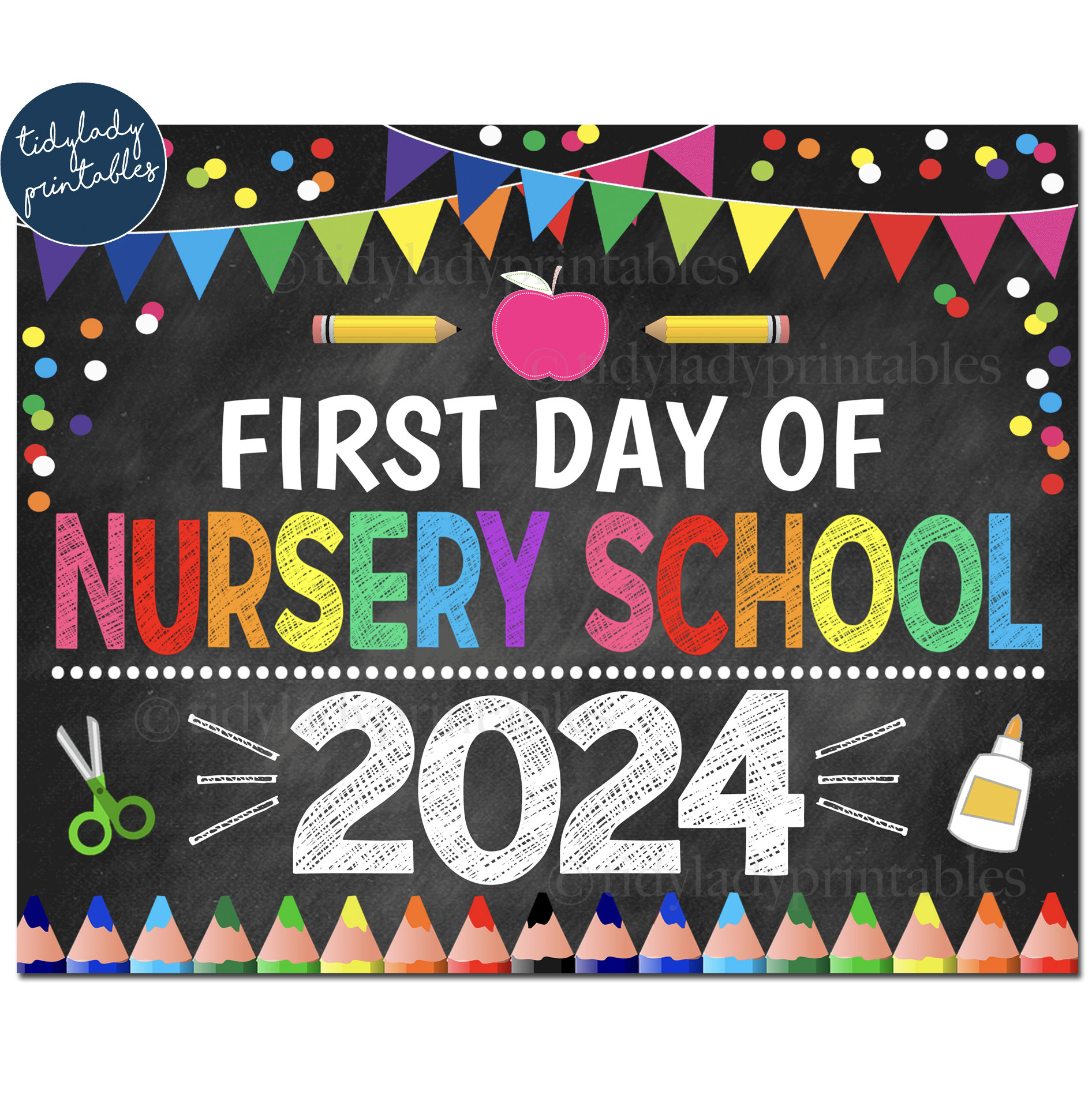 Personalised First day of School Board – Blossom Tree Party