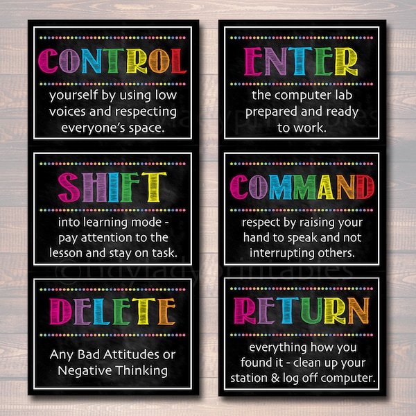 Computer Lab Decor - Etsy