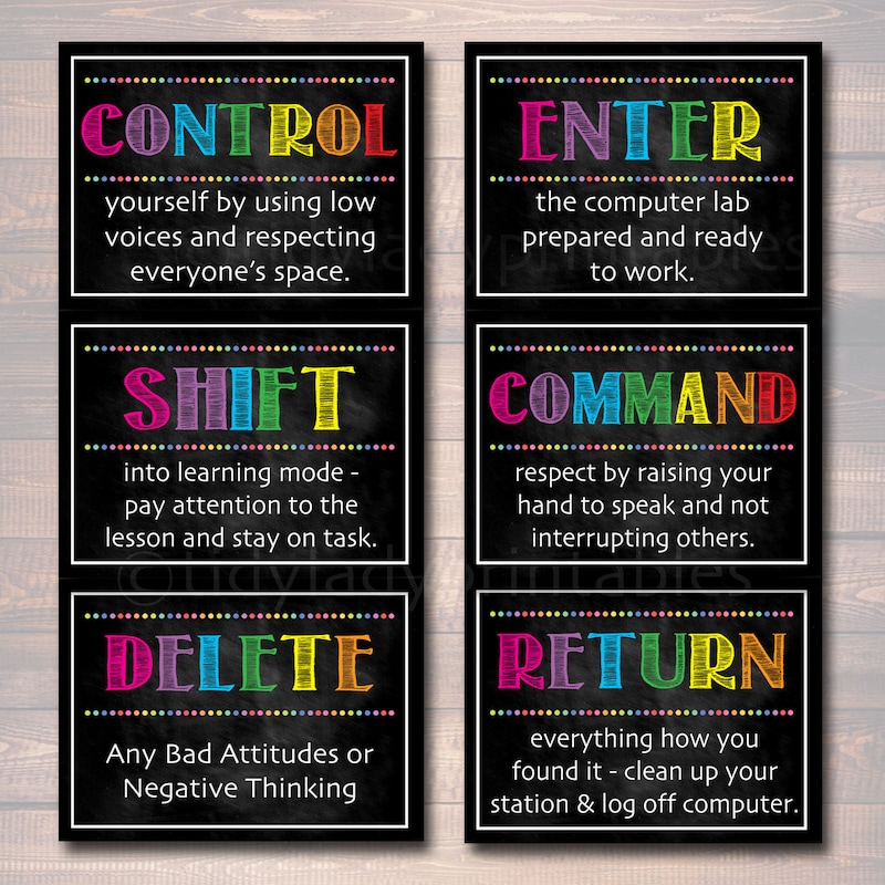 Computer Lab Decor - Etsy