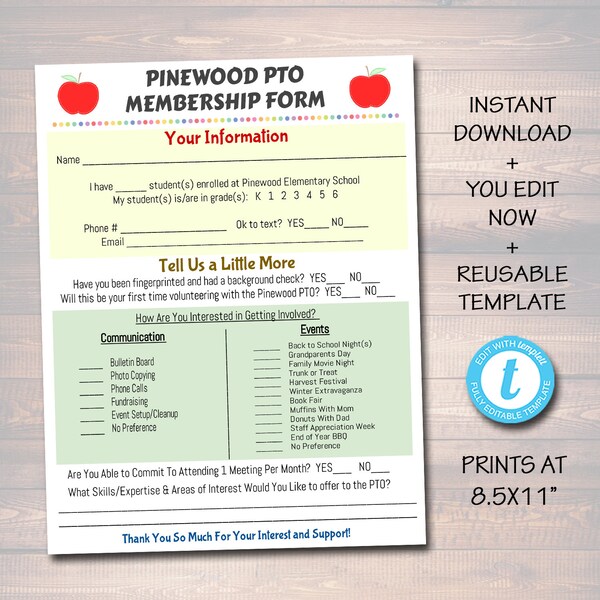 Committee Event Template Etsy committee-event-template-etsy