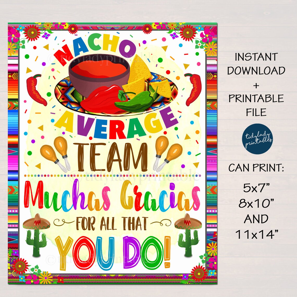 fiesta-appreciation-sign-nacho-average-team-muchas-gracias-etsy