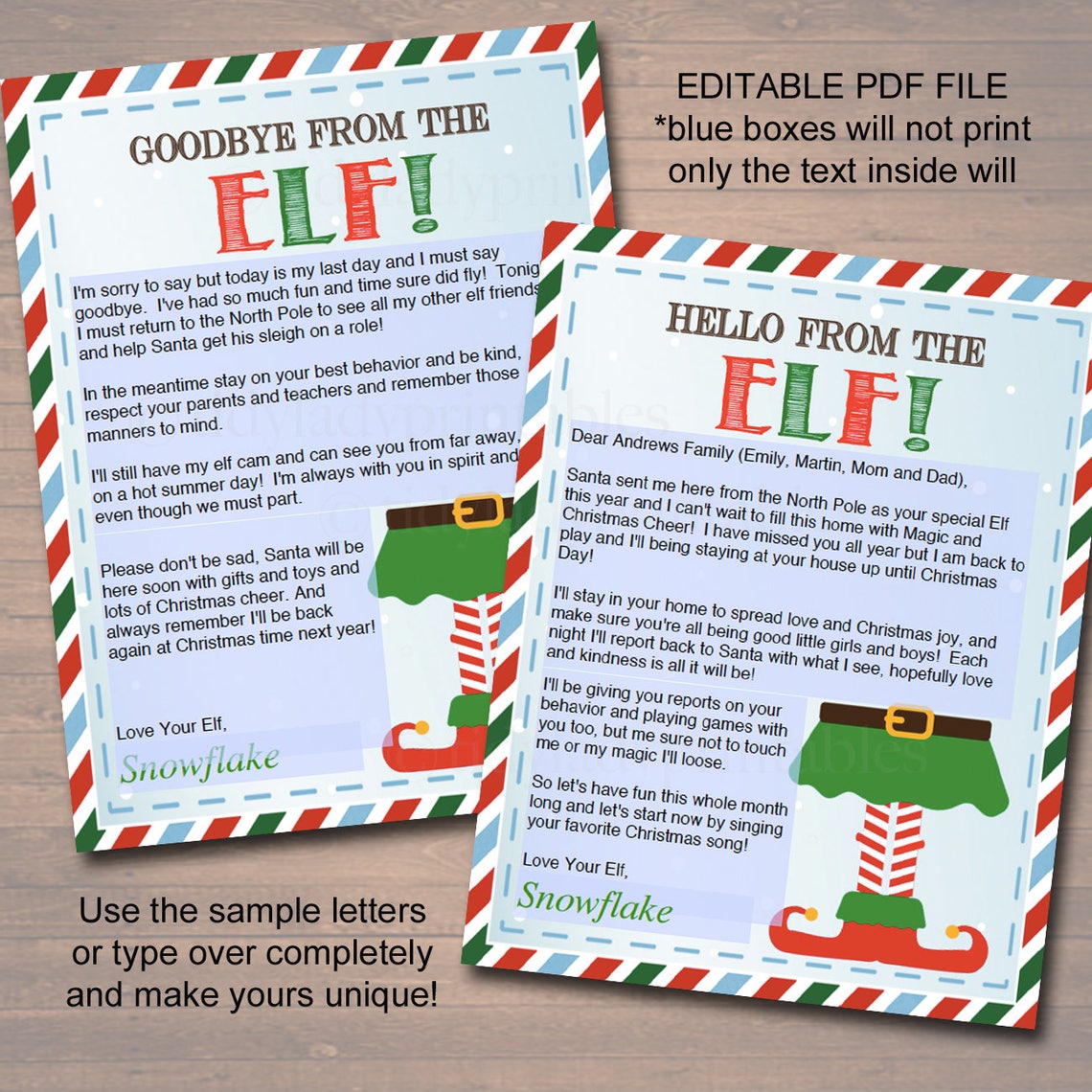 Elf Activity Kit Christmas Printables Elf Adoption goodbye - Etsy New Zealand