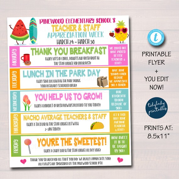 Teacher Appreciation Week 2025 Ideas Photos