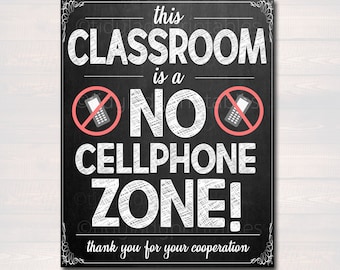 Printable No Cell Phones Allowed Sign, Printable No Cell Phone Use in ...