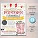 EDITABLE Popcorn Fundraiser Flyer Printable PTA PTO School Church ...