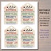 Christmas Mailman Gift Tags, Santa Gift Tags, Holiday Gift Labels ...