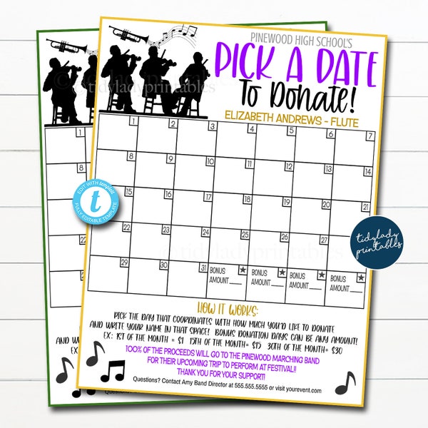 Choir Fundraiser Etsy