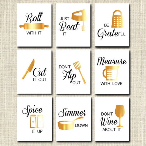 Gold Wall Decor - Etsy