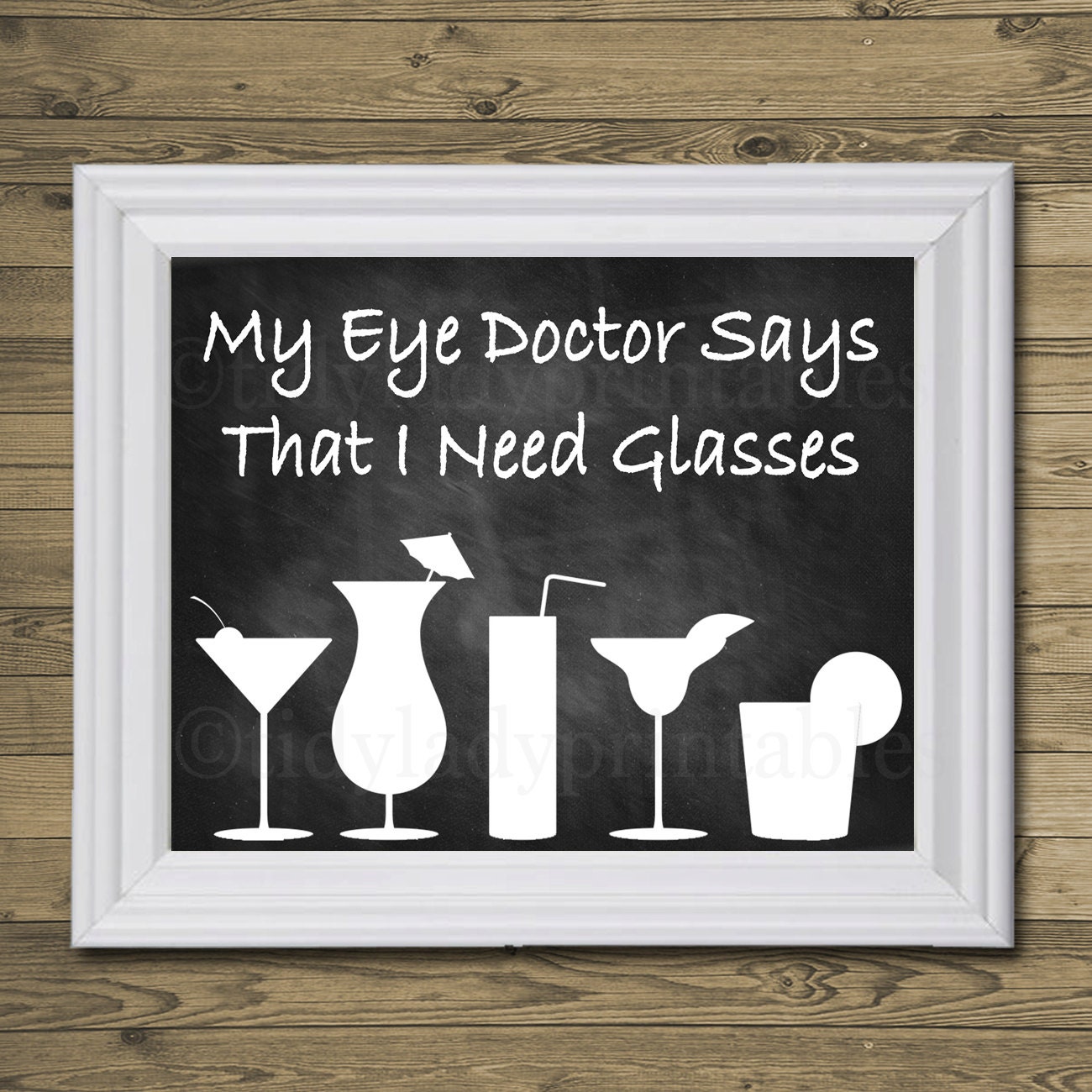 Bar Wall Art Kitchen Wall Art Bar Decor PRINTABLE sign. | Etsy