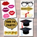 EDITABLE Graduation Party Props, Printable Photo Booth, INSTANT ...