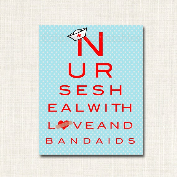 School Nurse Decor Pediatric Nurse Decor Nursing Sign Instant