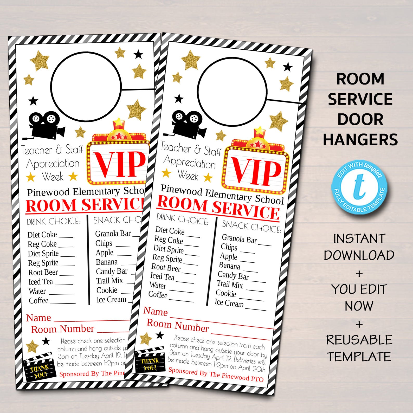 Reusable Door Hangers