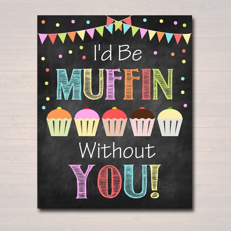 Muffins With Mom Free Printable