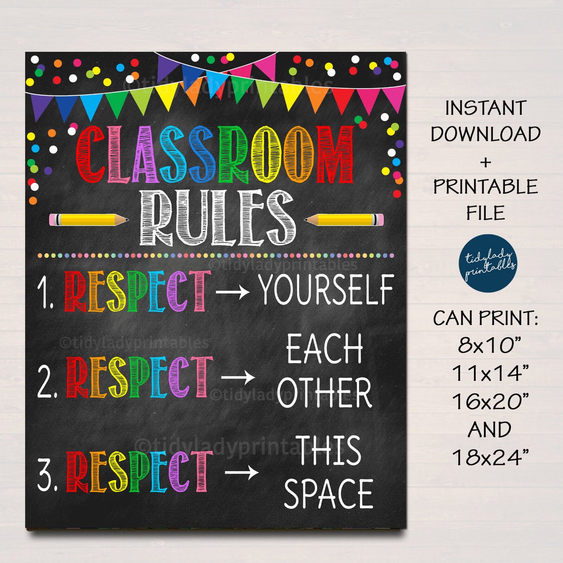 Classroom Decor High School Teacher Printable Poster | Etsy
