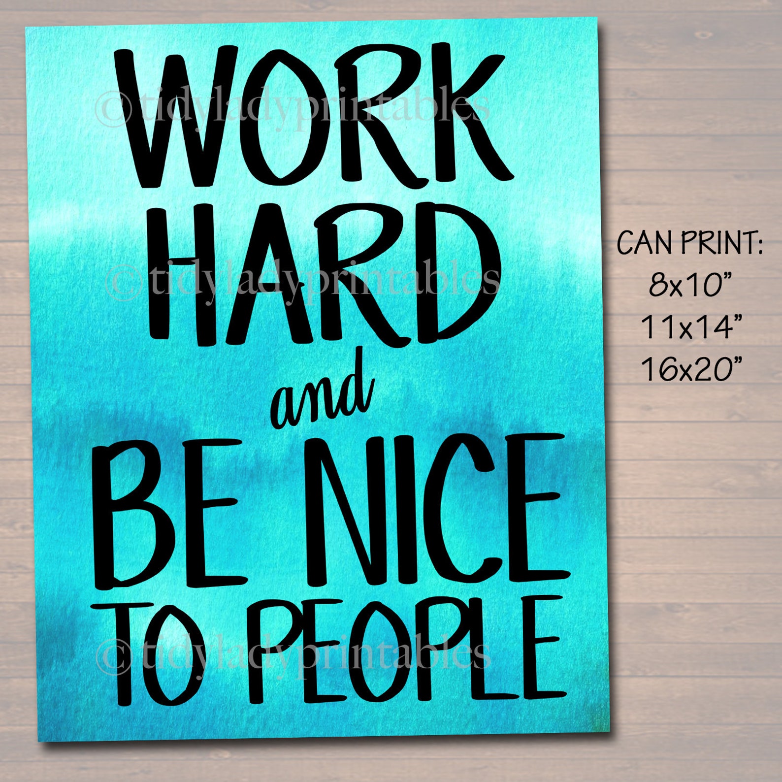 Inspirational Watercolor Printable Poster School Counselor - Etsy