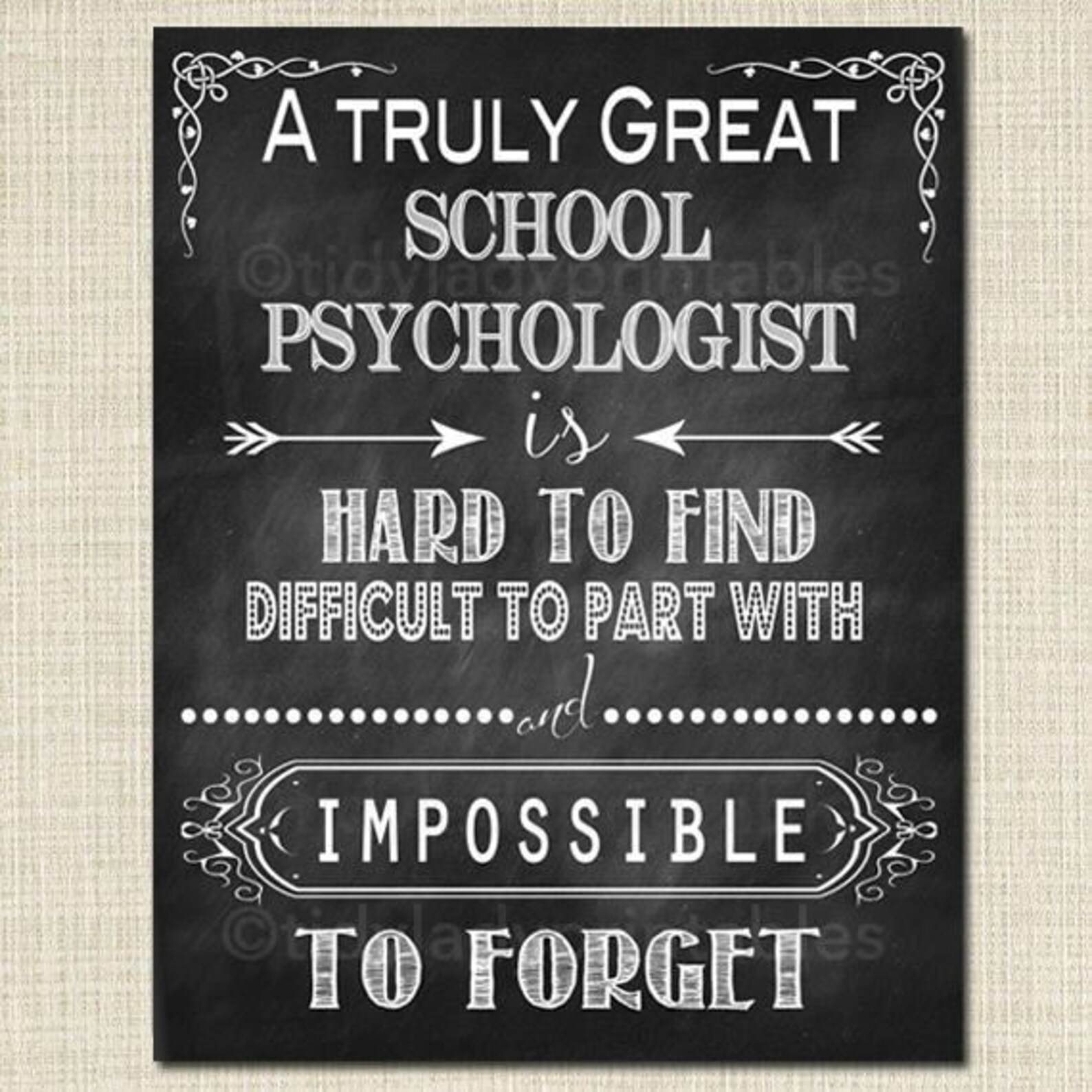 School Psychologist Gift A Truly Great School Psychologist is Etsy