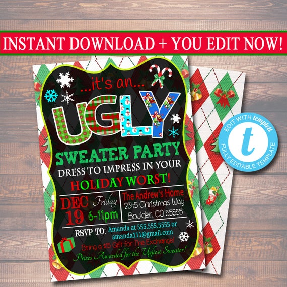 etsy ugly sweater