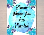 Inspirational Watercolor Printable Poster School Counselor - Etsy