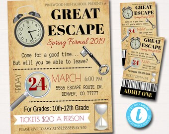 Escape Room Ticket - Etsy Singapore