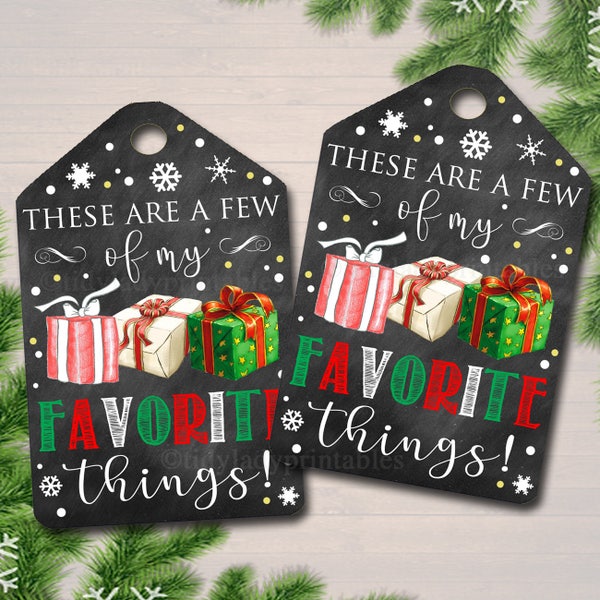 A Few of My Favorite Things Printable - Etsy