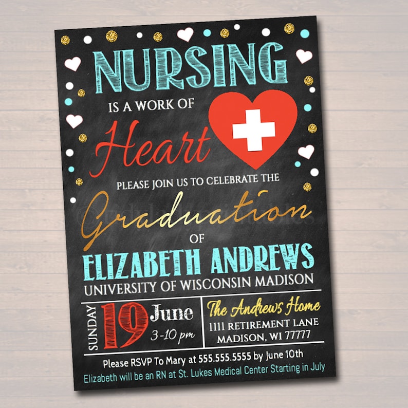 editable-nurse-graduation-invitation-chalkboard-printable-etsy
