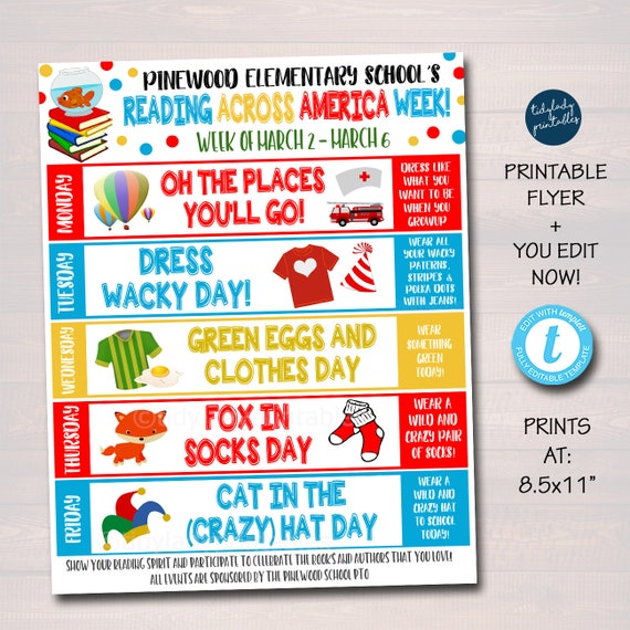 Read Across America 2024 Activities Arlee Cacilia