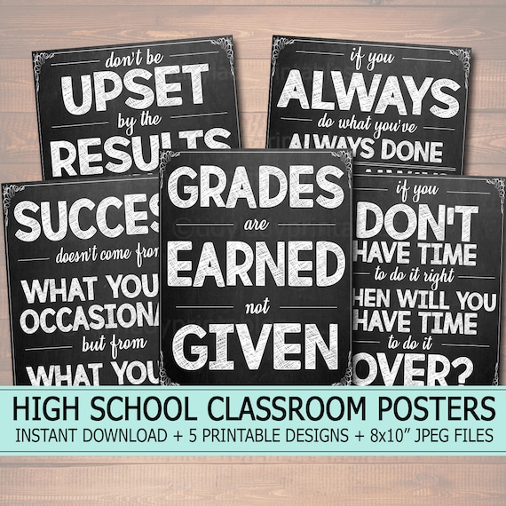High School Posters