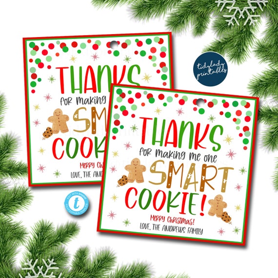 Thanks for Making Me One Smart Cookie SVG Teacher Gift SVG -  Denmark