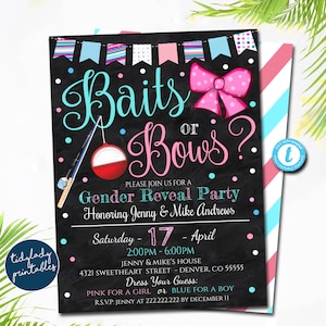 Baits or Bows Gender Reveal 