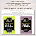 EDITABLE Shit Just Got Real Printable Wine Bottle Label - Etsy