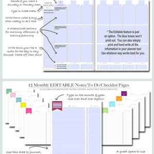 Printable Counselor Planner, Editable Undated Perpetual Calendar ...