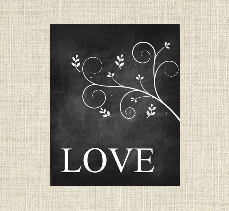 Live Laugh Love Chalkboard Wall Art Kitchen Wall Art Etsy