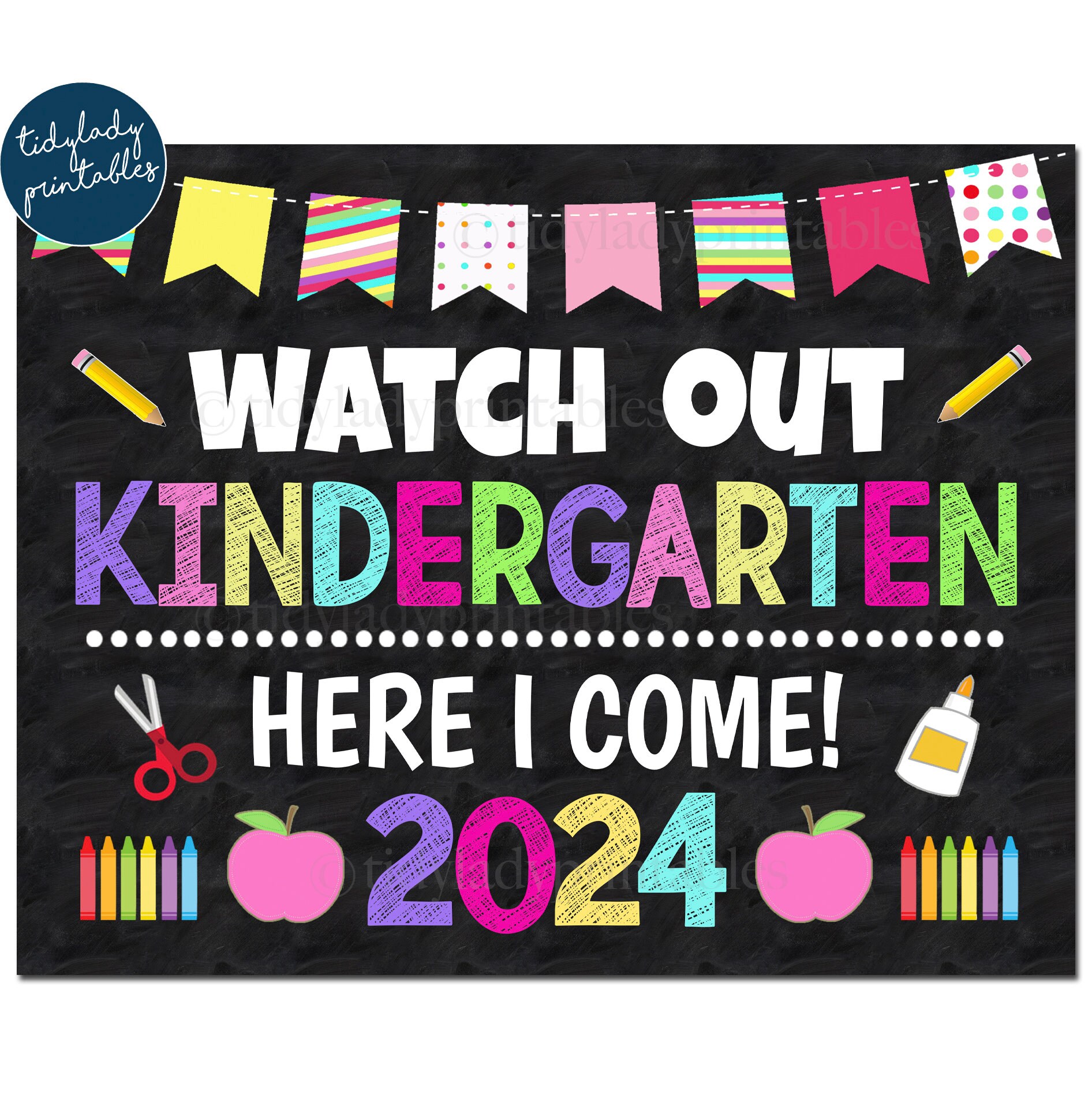 watch-out-kindergarten-here-i-come-back-to-school-printable-back-to-school-chalkboard-poster-school-sign-1st-day-of-school-instant-download-etsy