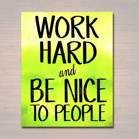 Inspirational Watercolor Printable Poster School Counselor