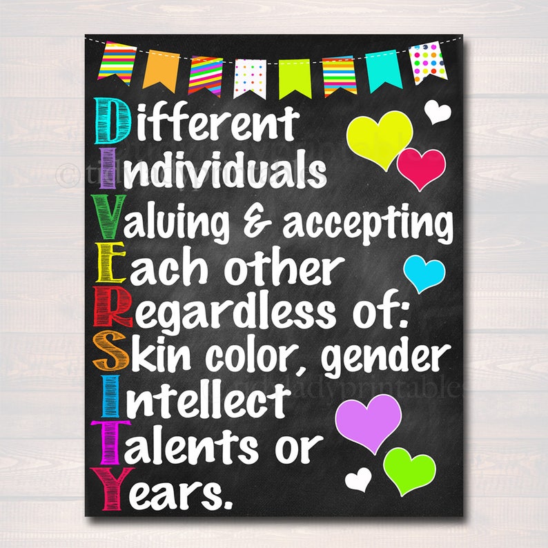 diversity-poster-school-counselor-poster-teen-bedroom-decor-etsy