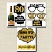 EDITABLE 80th Birthday Party Props, Printable Photo Booth Props INSTANT ...