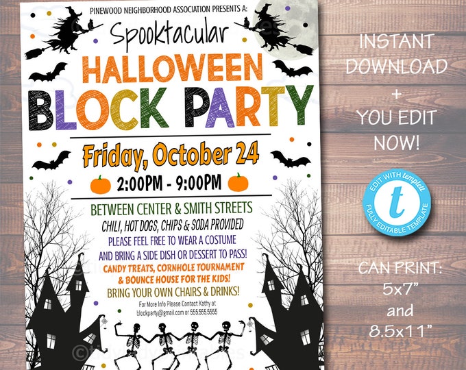 EDITABLE Halloween Costume Swap Flyer, Kids Costume Drive Fundraiser ...