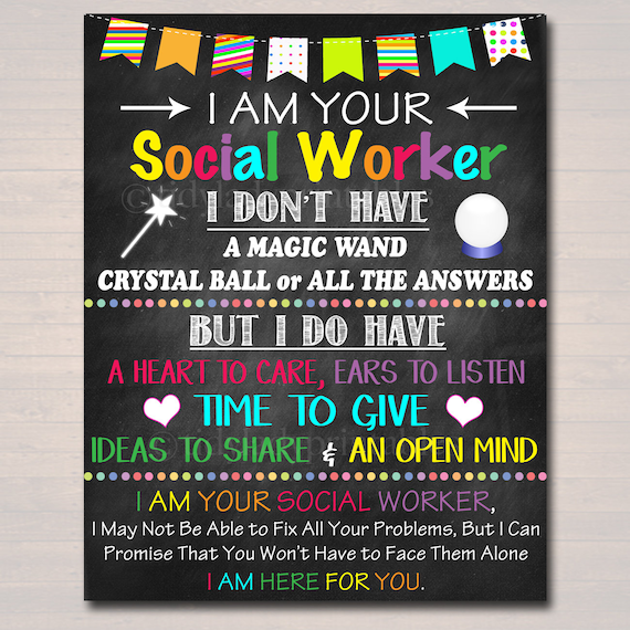 Social Worker Office Decor I Am Your School Social Worker Etsy