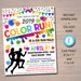 EDITABLE Color Run Flyer/poster Printable Invitation, Community ...